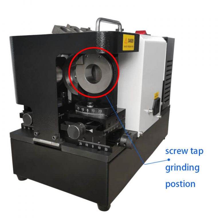 Screw Tap grinding position