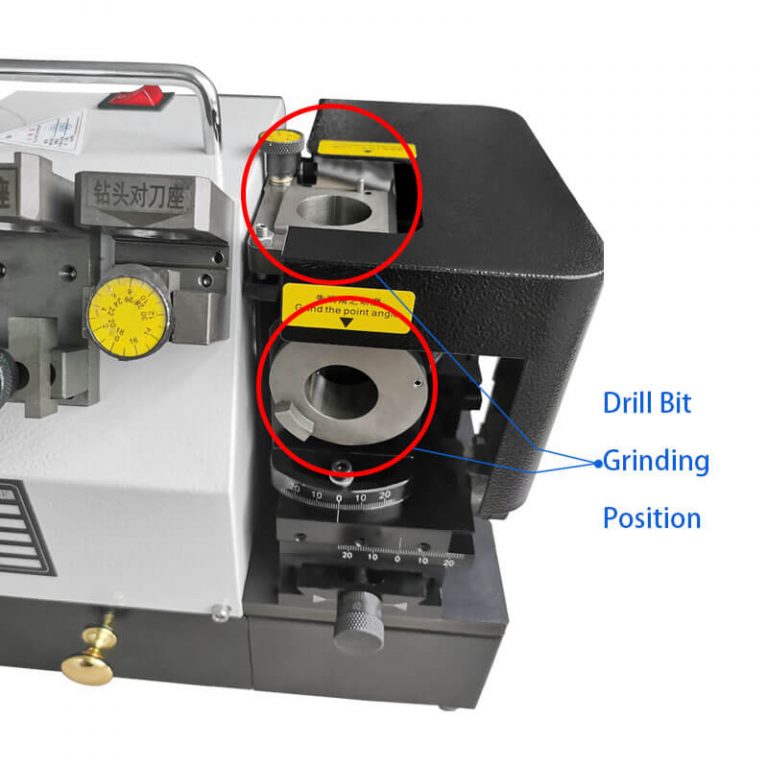 drill bit grinding position